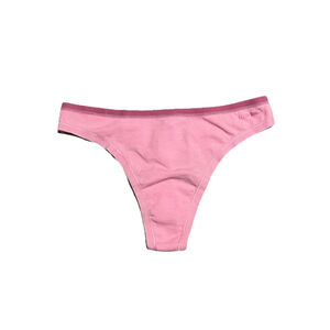 Organic Basics Thong Panty Womens Small Pink Underwear NWT